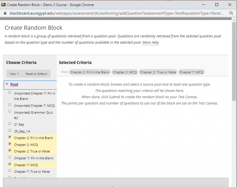How to Use Random Blocks to Randomize Questions on a Test – AUC ...